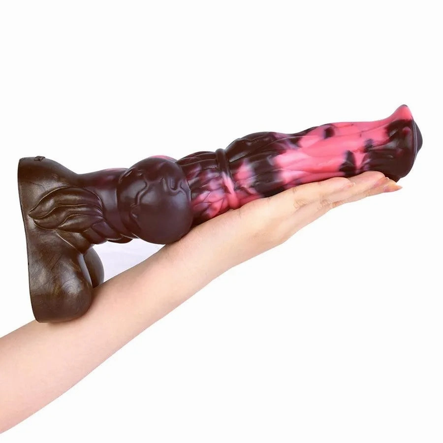 10 Inches Soft Silicone Horse Dick Dildo Toy