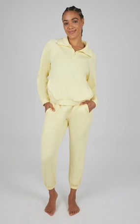 2 PC Softlite Half Zip Pullover and Jogger Set