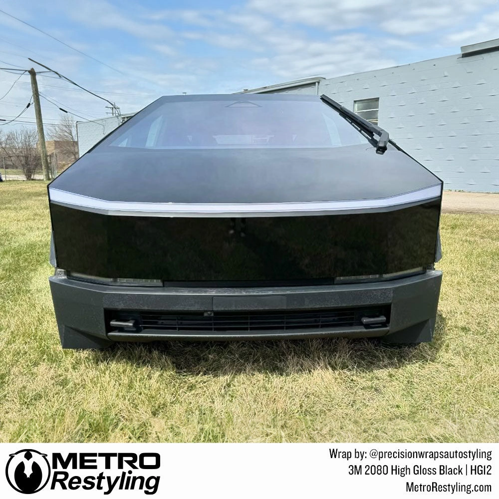 3M 2080 High Gloss Black Vinyl Wrap | HG12