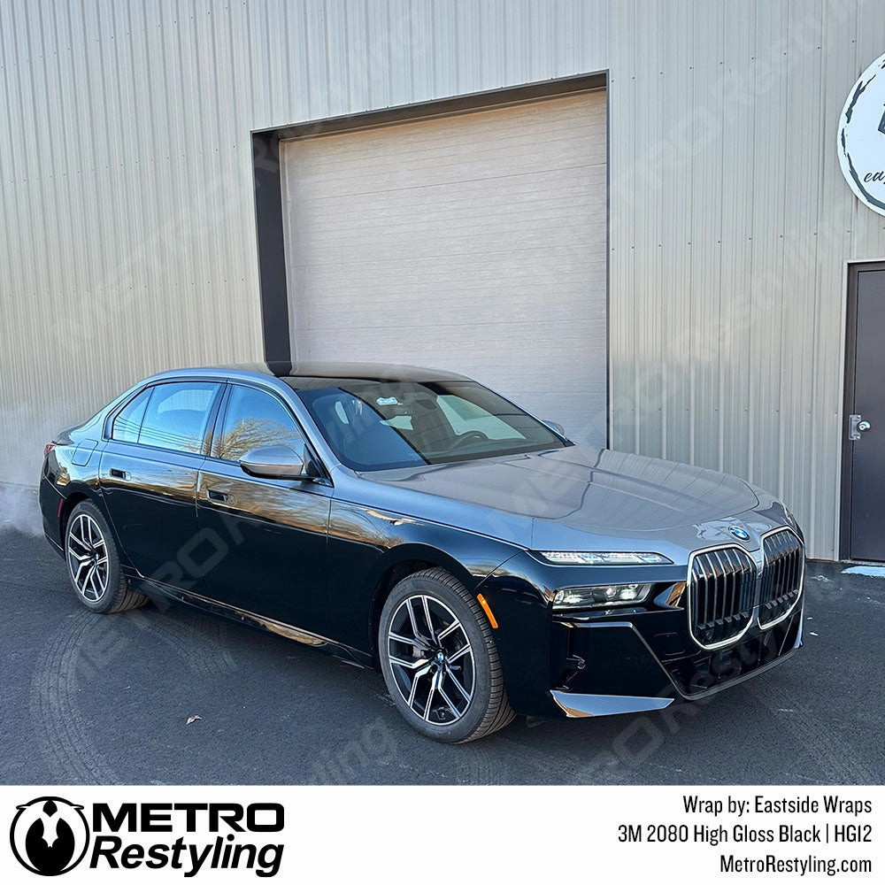 3M 2080 High Gloss Black Vinyl Wrap | HG12