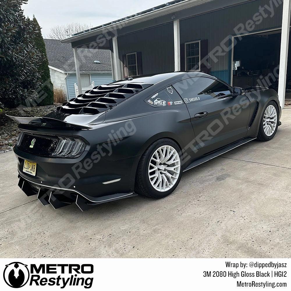 3M 2080 High Gloss Black Vinyl Wrap | HG12