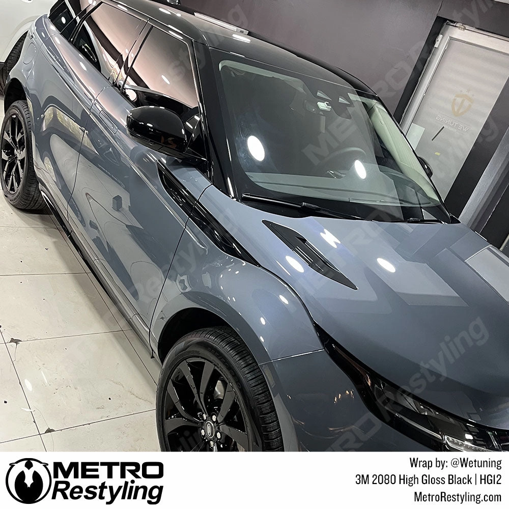3M 2080 High Gloss Black Vinyl Wrap | HG12
