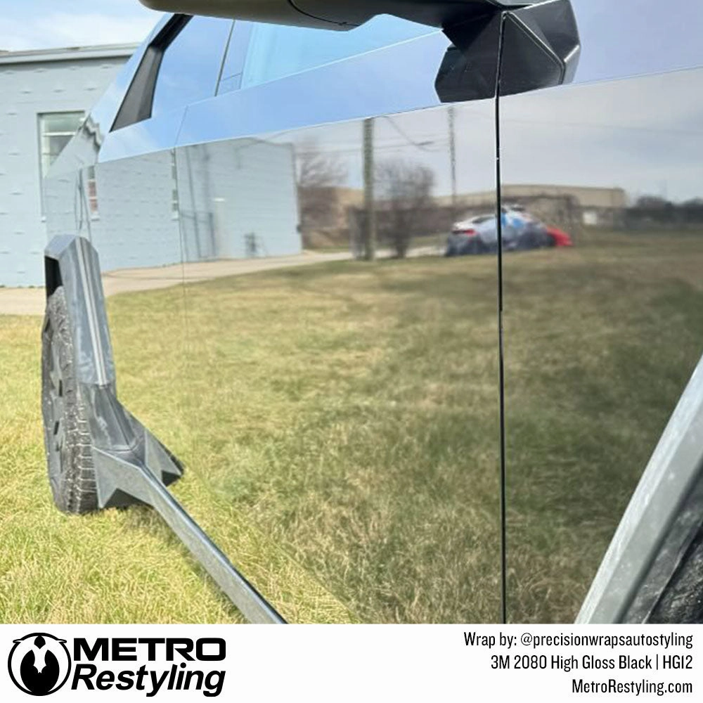3M 2080 High Gloss Black Vinyl Wrap | HG12