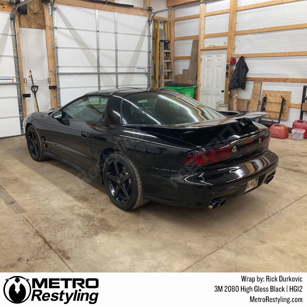 3M 2080 High Gloss Black Vinyl Wrap | HG12
