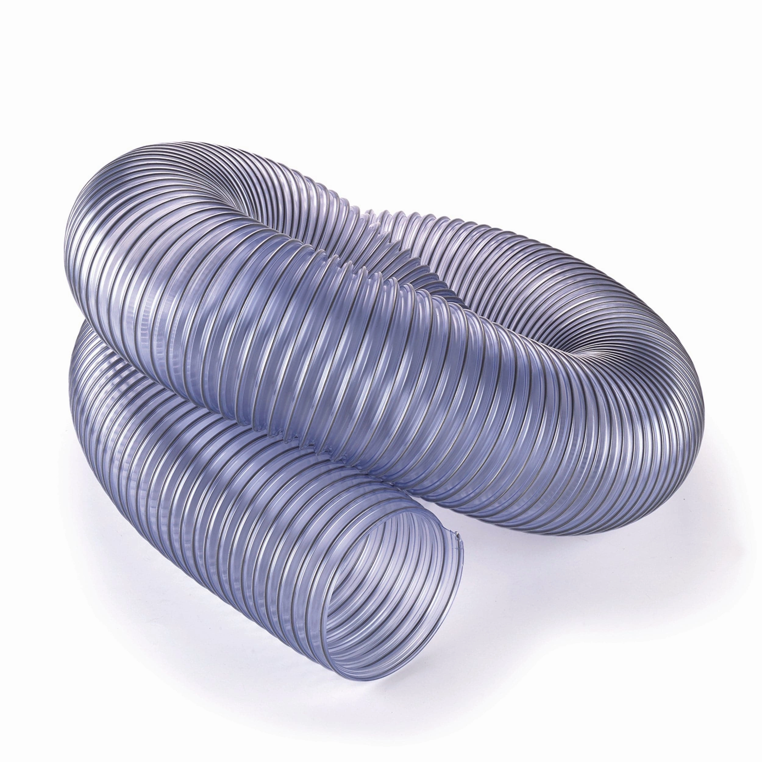 5" x 10' Flexadux PV Dust Collection Hose - Clear