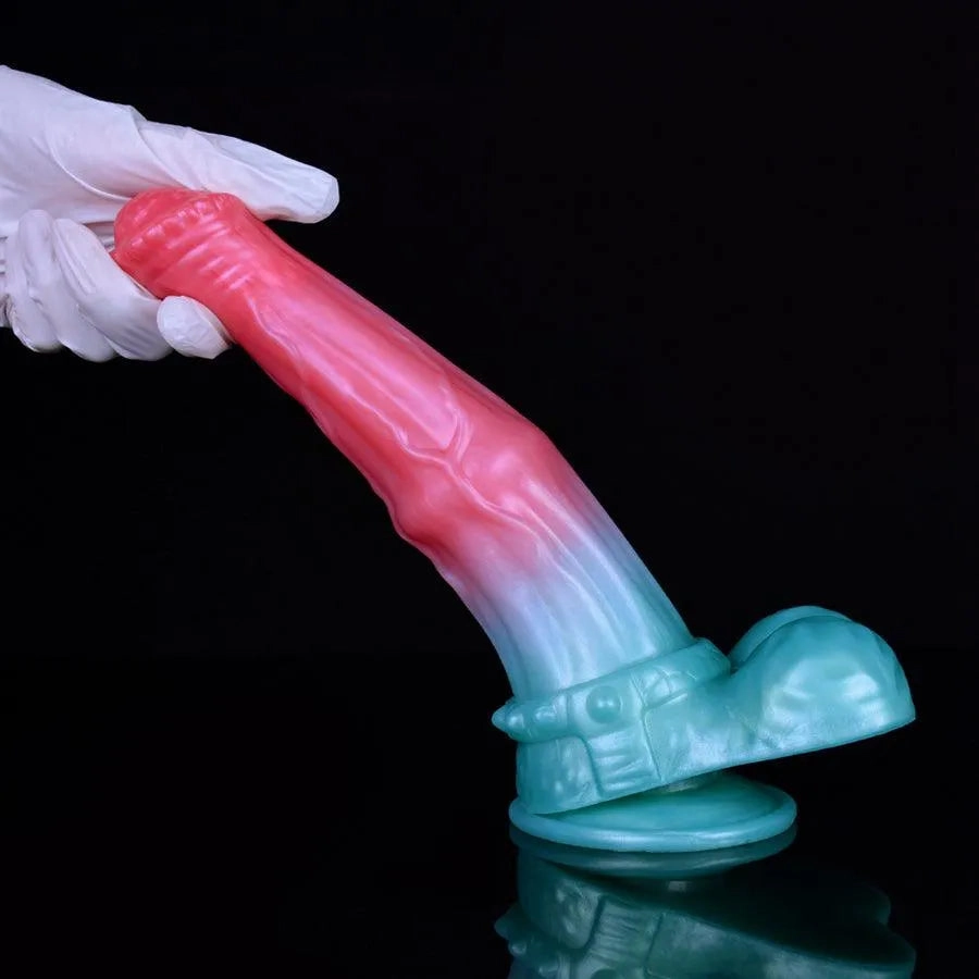 9 Inches Quality Silicone Suction Cup Horse Dildo for Women