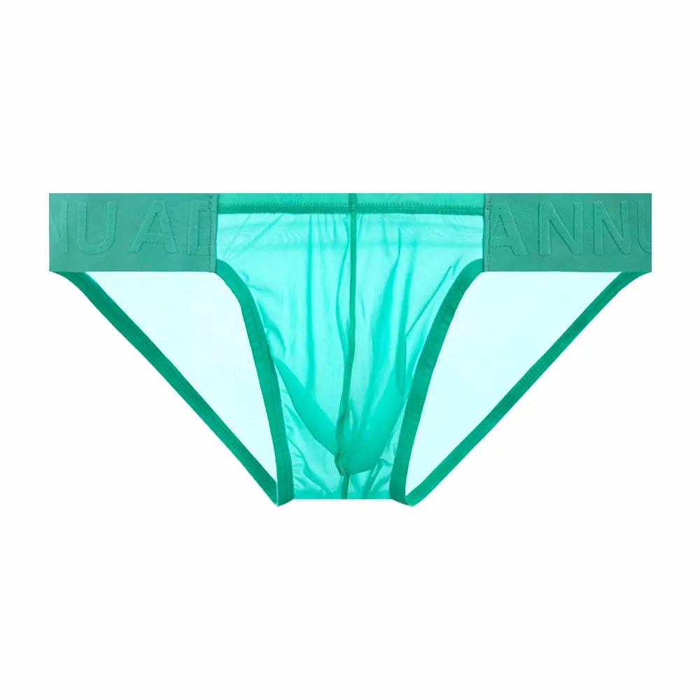Adannu Men's Sexy High-Cut Bikini Briefs | Oxhorn Mesh Waistband AD787