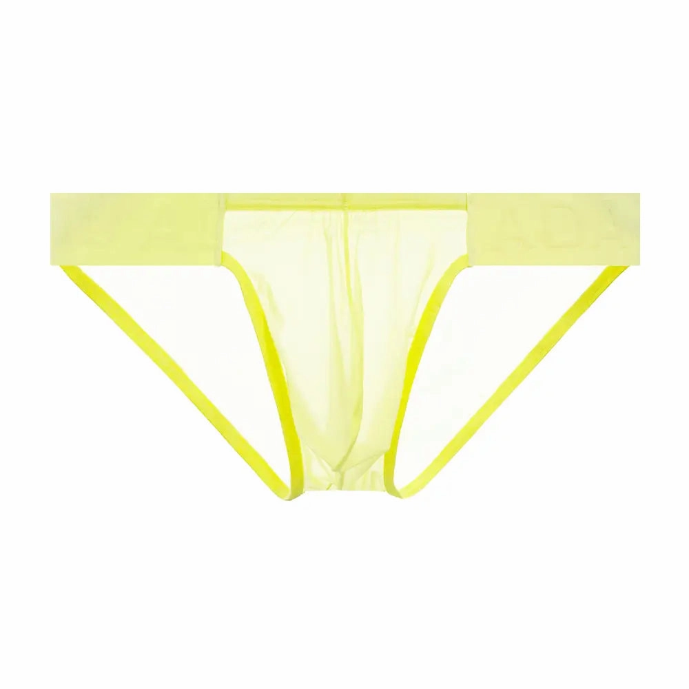 Adannu Men's Sexy High-Cut Bikini Briefs | Oxhorn Mesh Waistband AD787