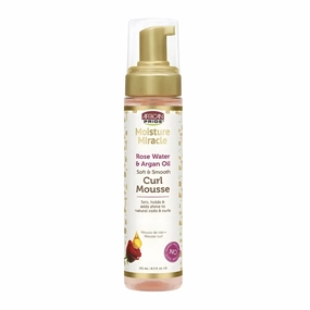 African Pride Moisture Miracle Rose Water & Argan Oil Curl Mousse - 8.5 oz