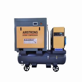 Airstrong 10HP 415V/50Hz 10 Bar 3 in 1 Screw Compressor with Tank & Air Dryer | Model : A-ASPMTD10A