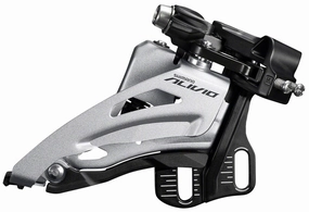 Alivio FD-M3120-E Front Derailleur - 2x9-Speed Side Swing Front Pull E-Type Mount 36t Max