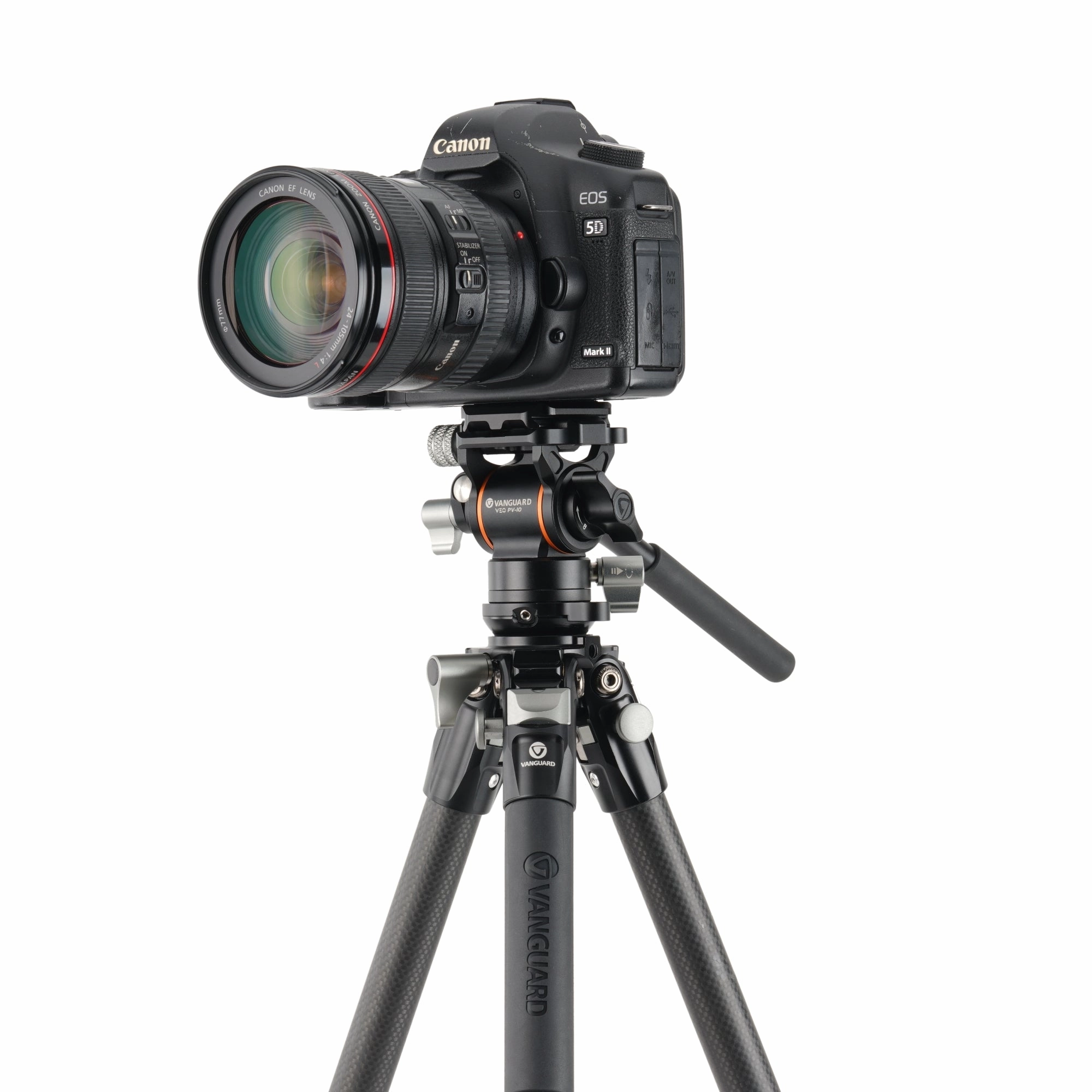 Alta Pro 3VLT 235CV10 Carbon Travel Tripod w/ Counterbalancing Ultra-Compact Video Head