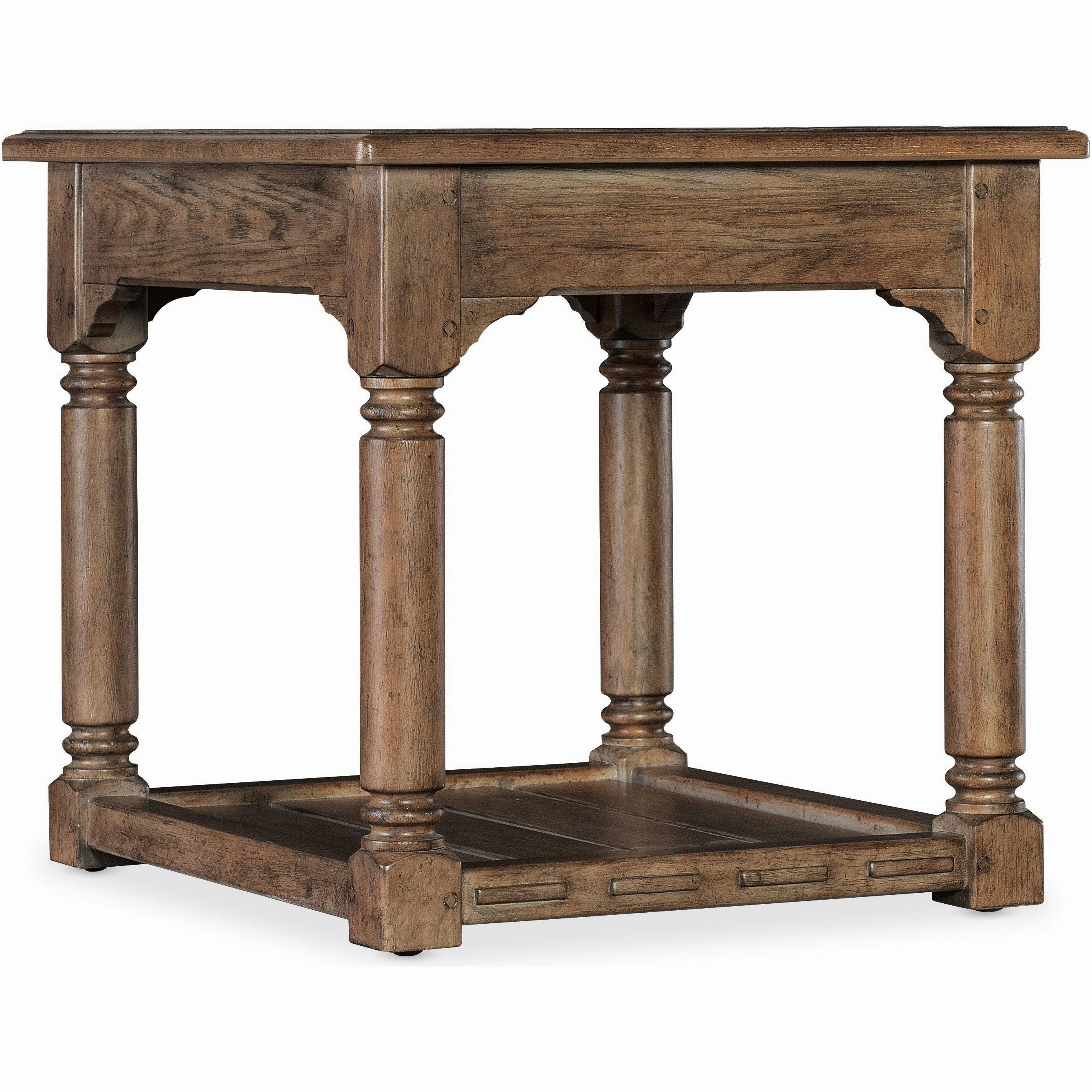 Americana End Table - Medium Wood