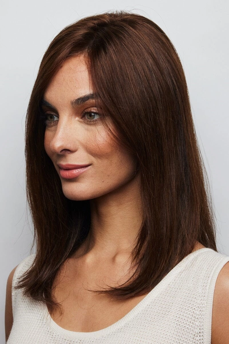 Amore Toppers - Remy 14" Human Hair Top Piece (#8708) - Remy Human Hair