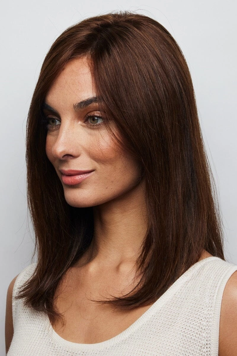 Amore Toppers - Remy 14" Human Hair Top Piece (#8708) - Remy Human Hair