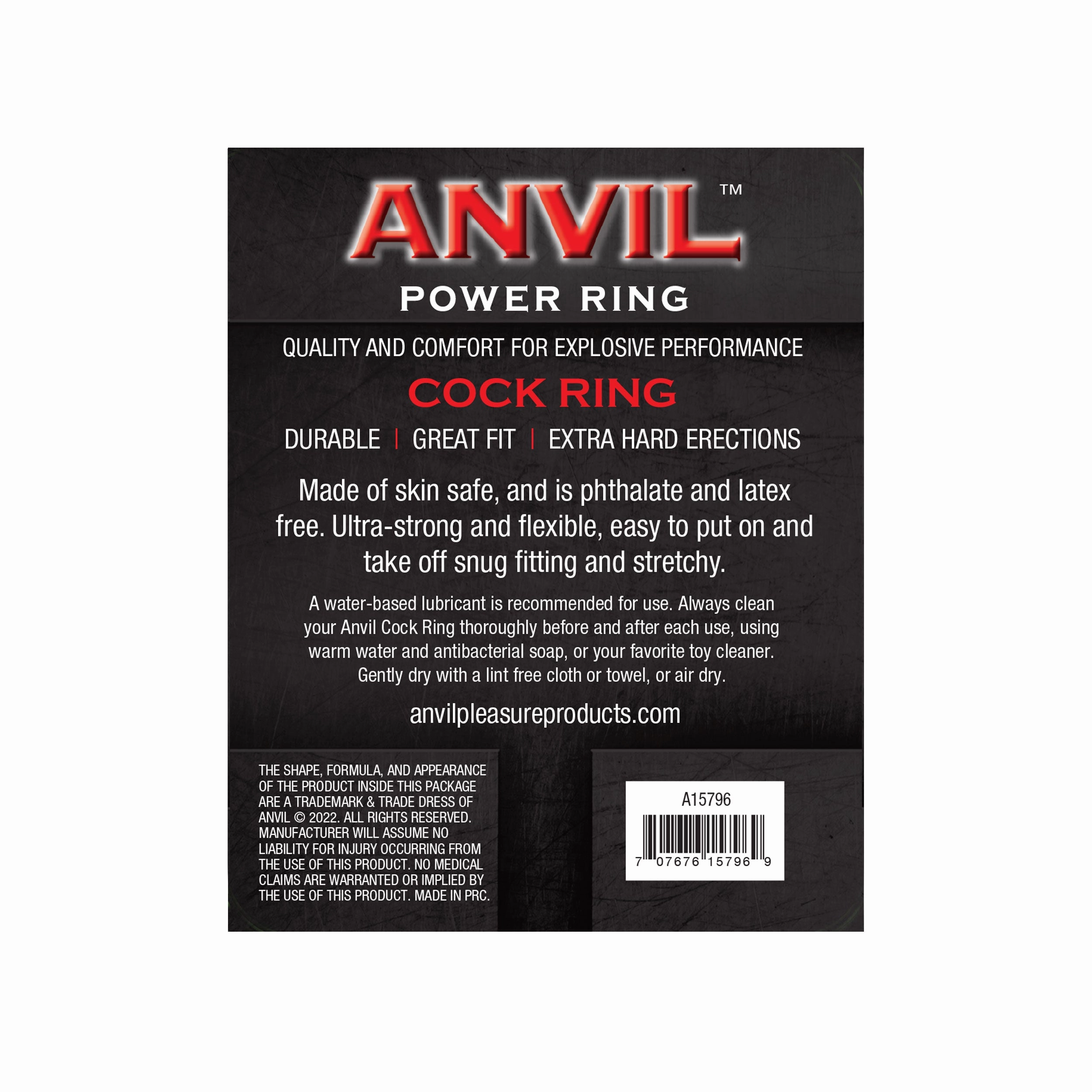 Anvil Blue Power Ring