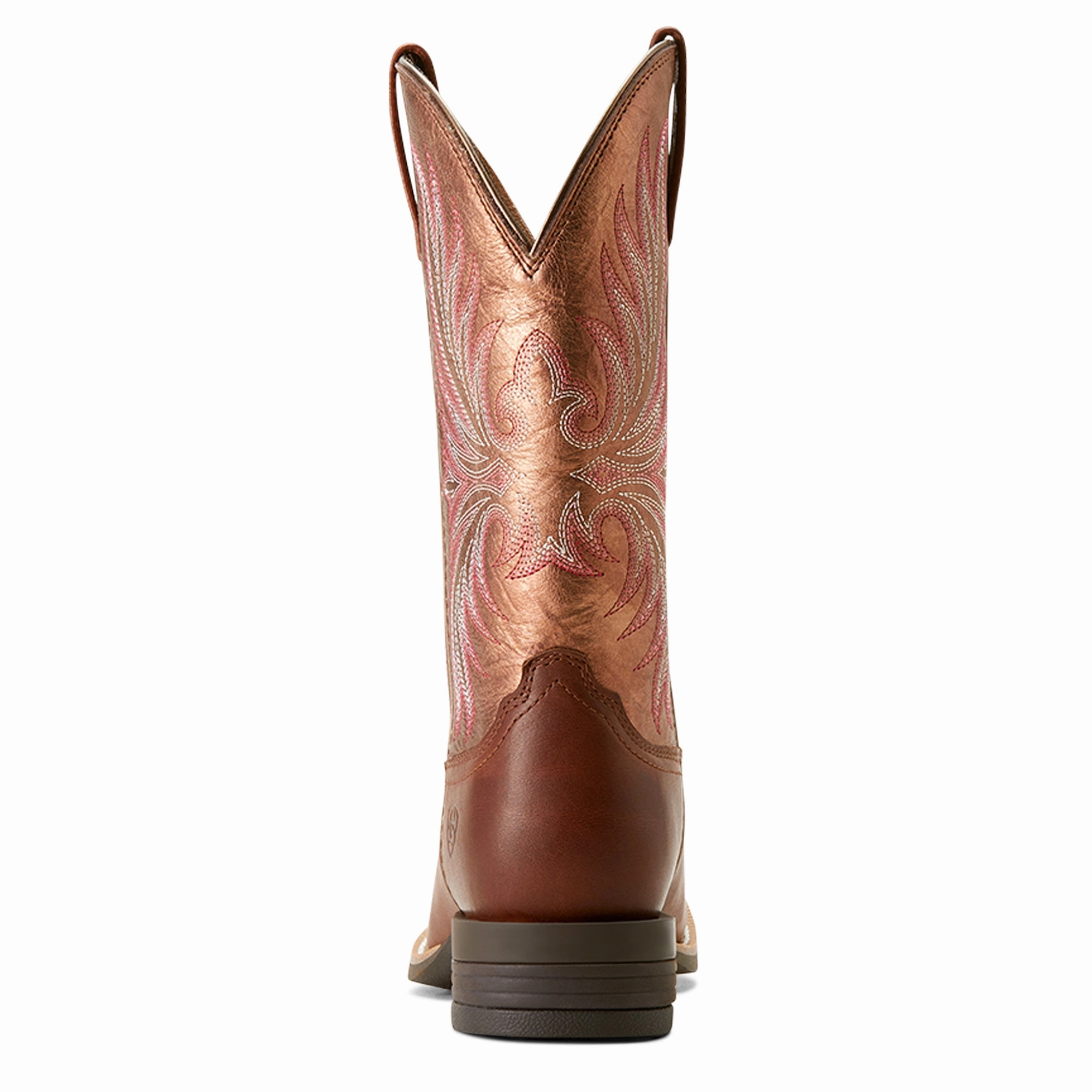 Ariat Ladies 10053601 Ranahan Western Boots in Brown/Rusty Red