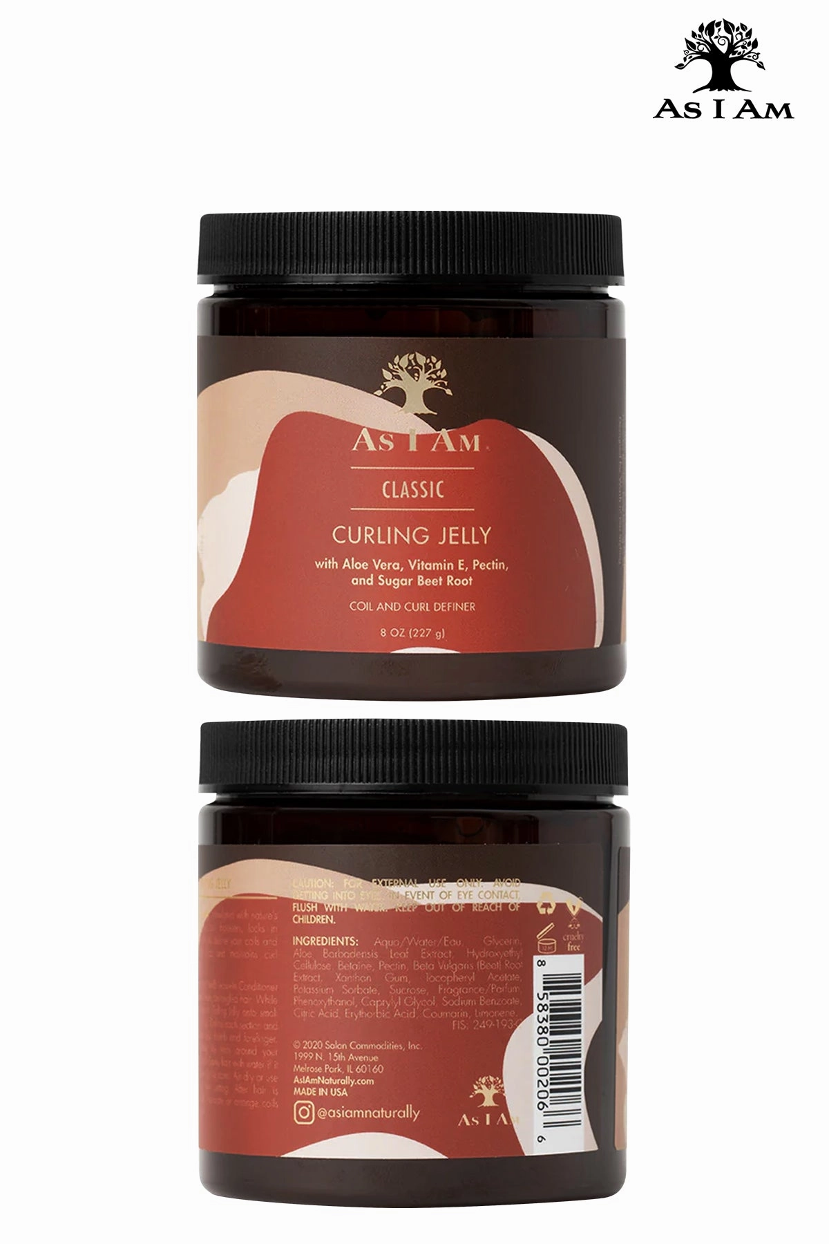 AS I AM CLASSIC CURLING JELLY COIL & CURL DEFINER 8oz