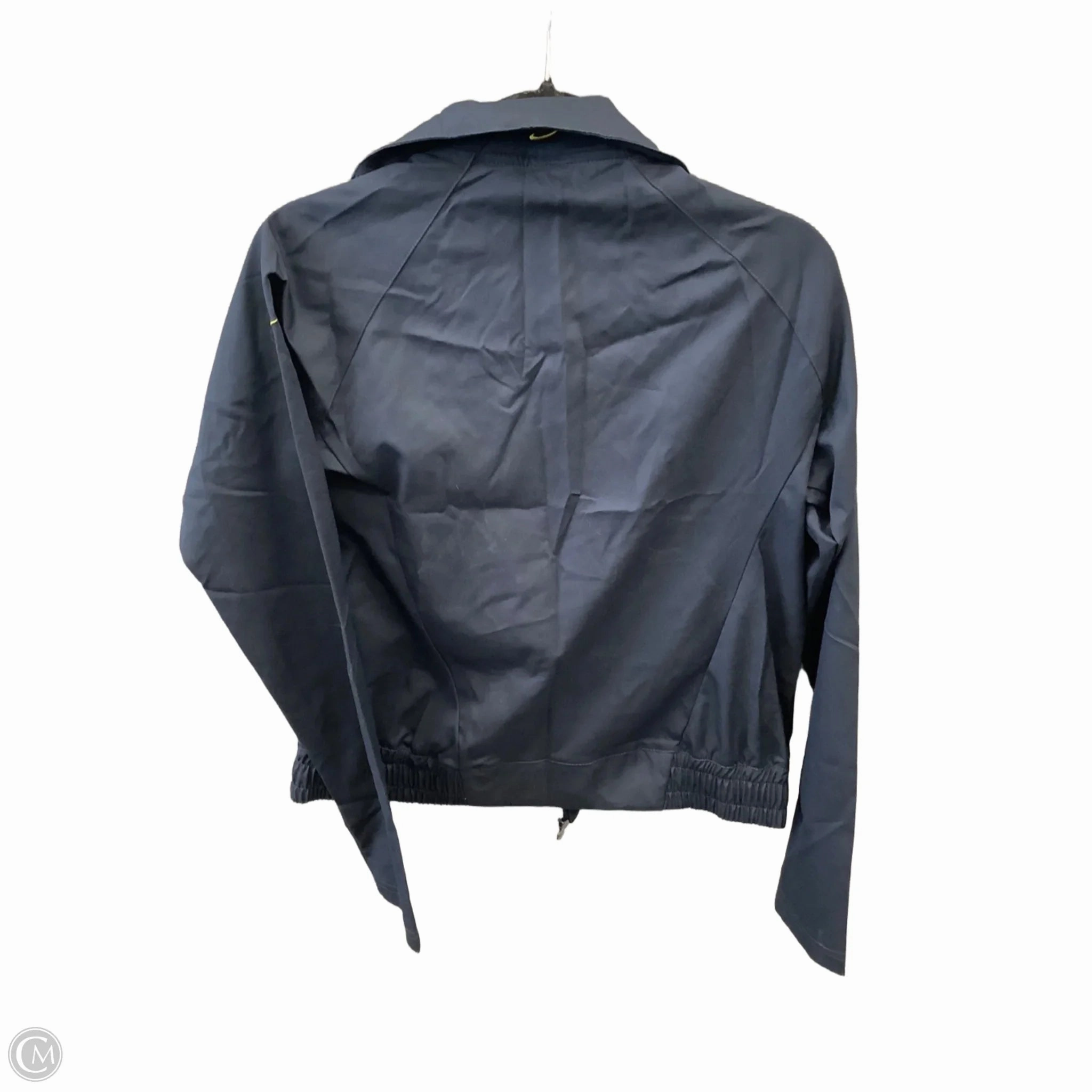 Athletic Jacket By Nike Apparel In Blue, Size: L
