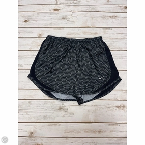 Athletic Shorts By Nike In Black & White, Size: L