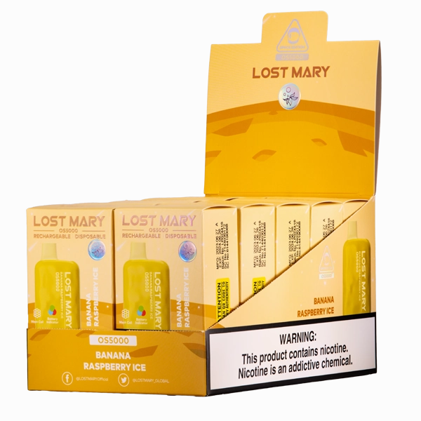Banana Raspberry Ice Lost Mary OS5000