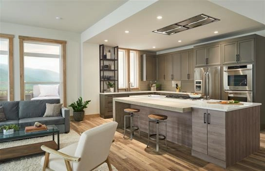 Best Range Hoods CC34IQT63SB Cirrus Grande 63 Inch 1200 Cfm Brushed Stainless Steel Ceiling Mounted Range Hood With Led Light