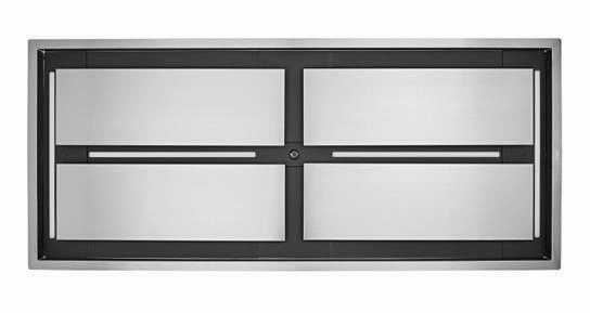 Best Range Hoods CC34IQT63SB Cirrus Grande 63 Inch 1200 Cfm Brushed Stainless Steel Ceiling Mounted Range Hood With Led Light