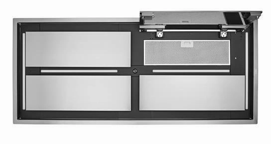 Best Range Hoods CC34IQT63SB Cirrus Grande 63 Inch 1200 Cfm Brushed Stainless Steel Ceiling Mounted Range Hood With Led Light