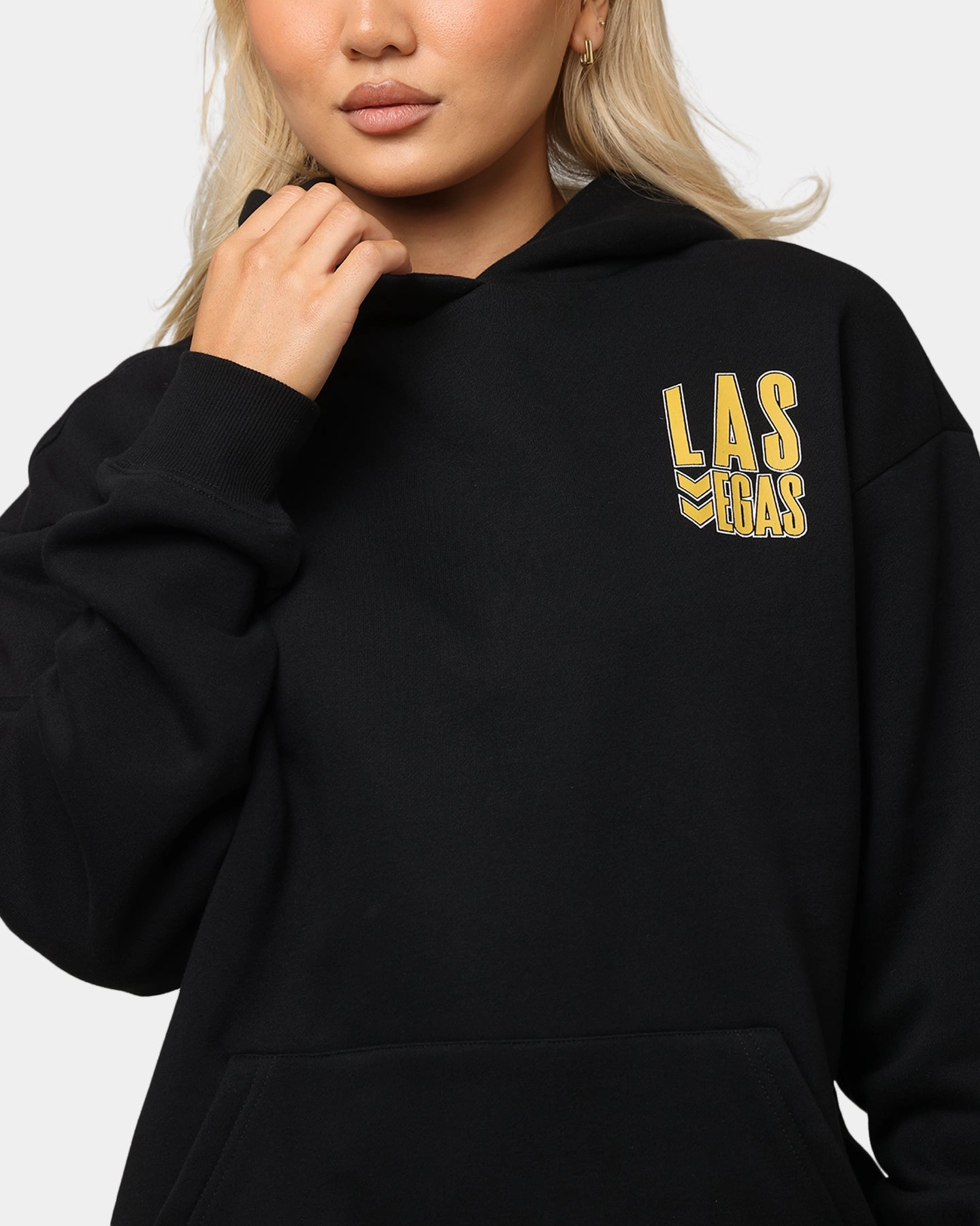 Bleacher Athletic NRL 2025 Las Vegas Round Hoodie Black
