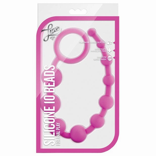 Blush Novelties - Luxe Silicone 10 Anal Beads