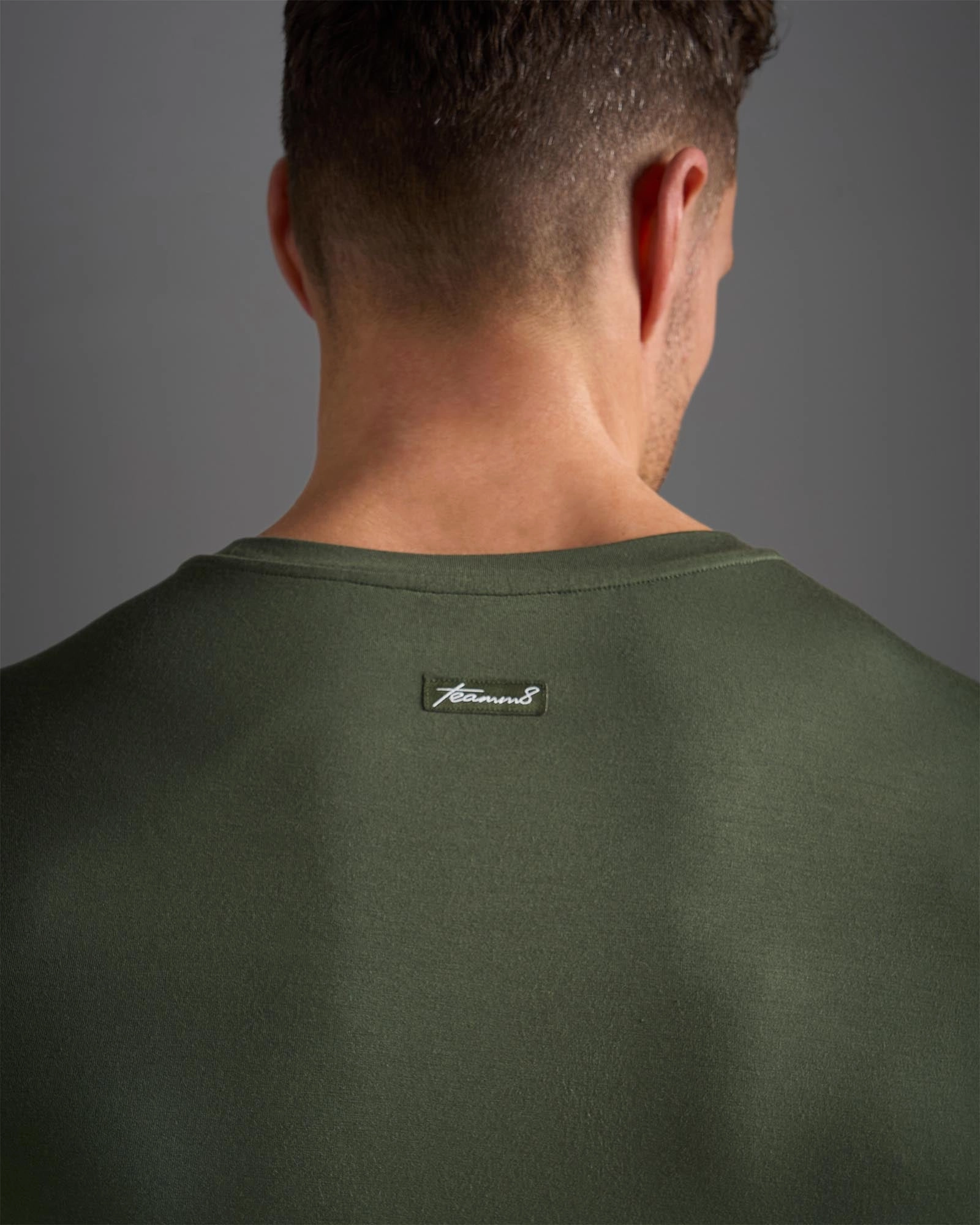 Body Bamboo Crop Tee - Olive Green