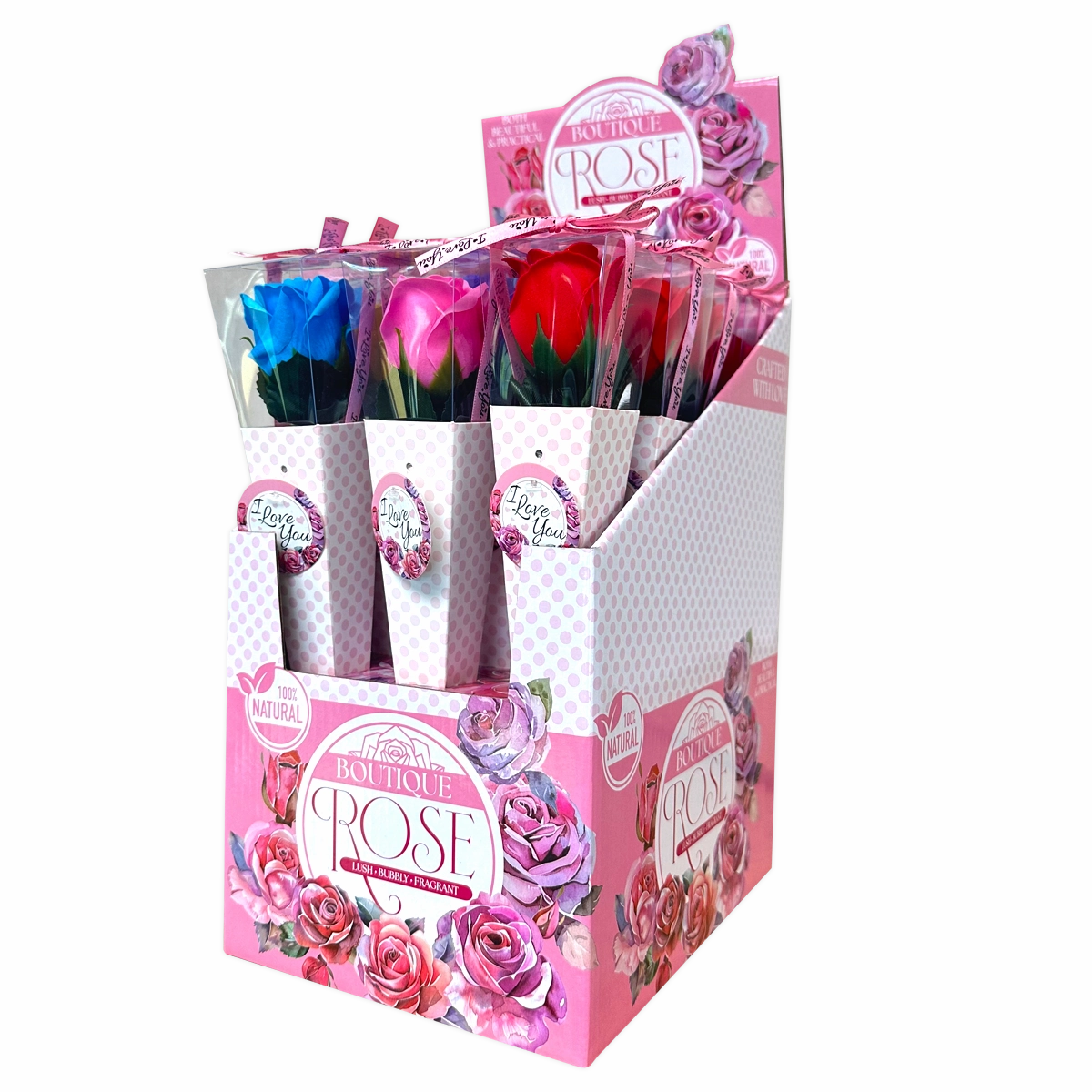 Boutique Soap Rose Keepsake - 12 Pieces Per Retail Ready Display 25250