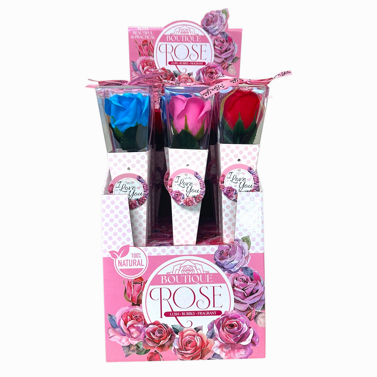 Boutique Soap Rose Keepsake - 12 Pieces Per Retail Ready Display 25250