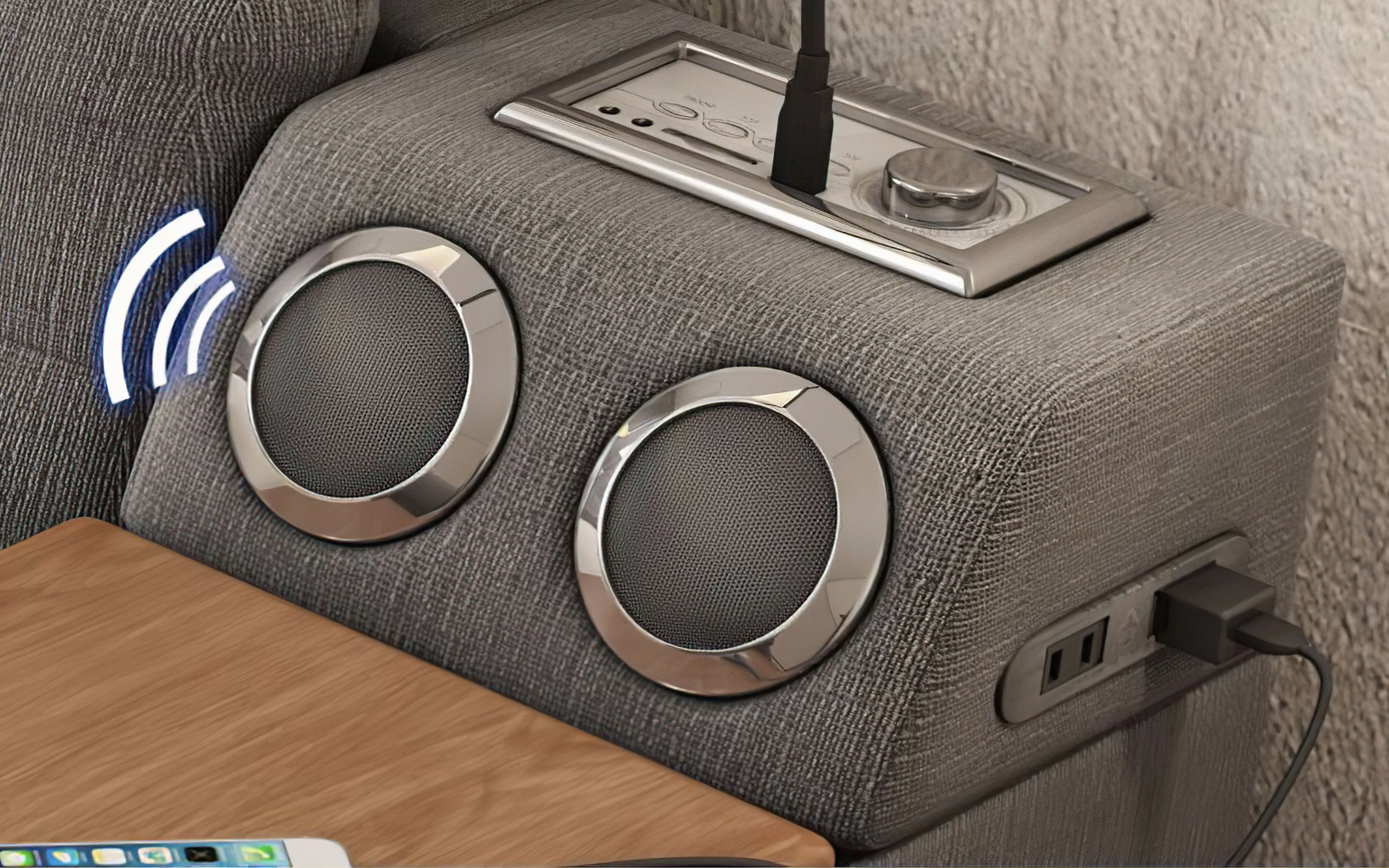 Brown color Hariana Tech Smart Ultimate Bed | All In One Bed