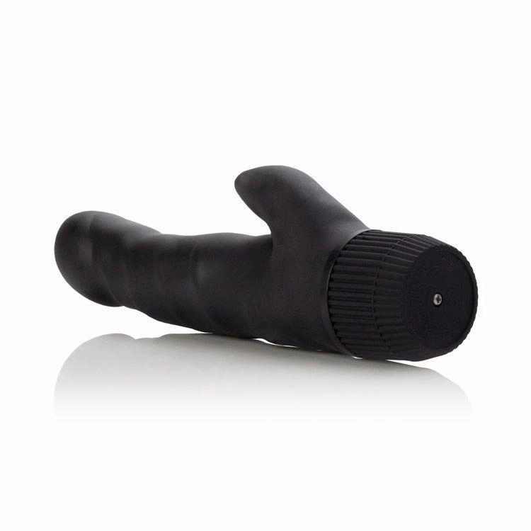 California Exotics - Black Velvet Clit Arouser Rabbit Vibrator (Black)