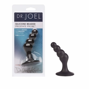 California Exotics - Dr Joel Kaplan Silicone Beaded Prostate Probe Anal Beads (Black)
