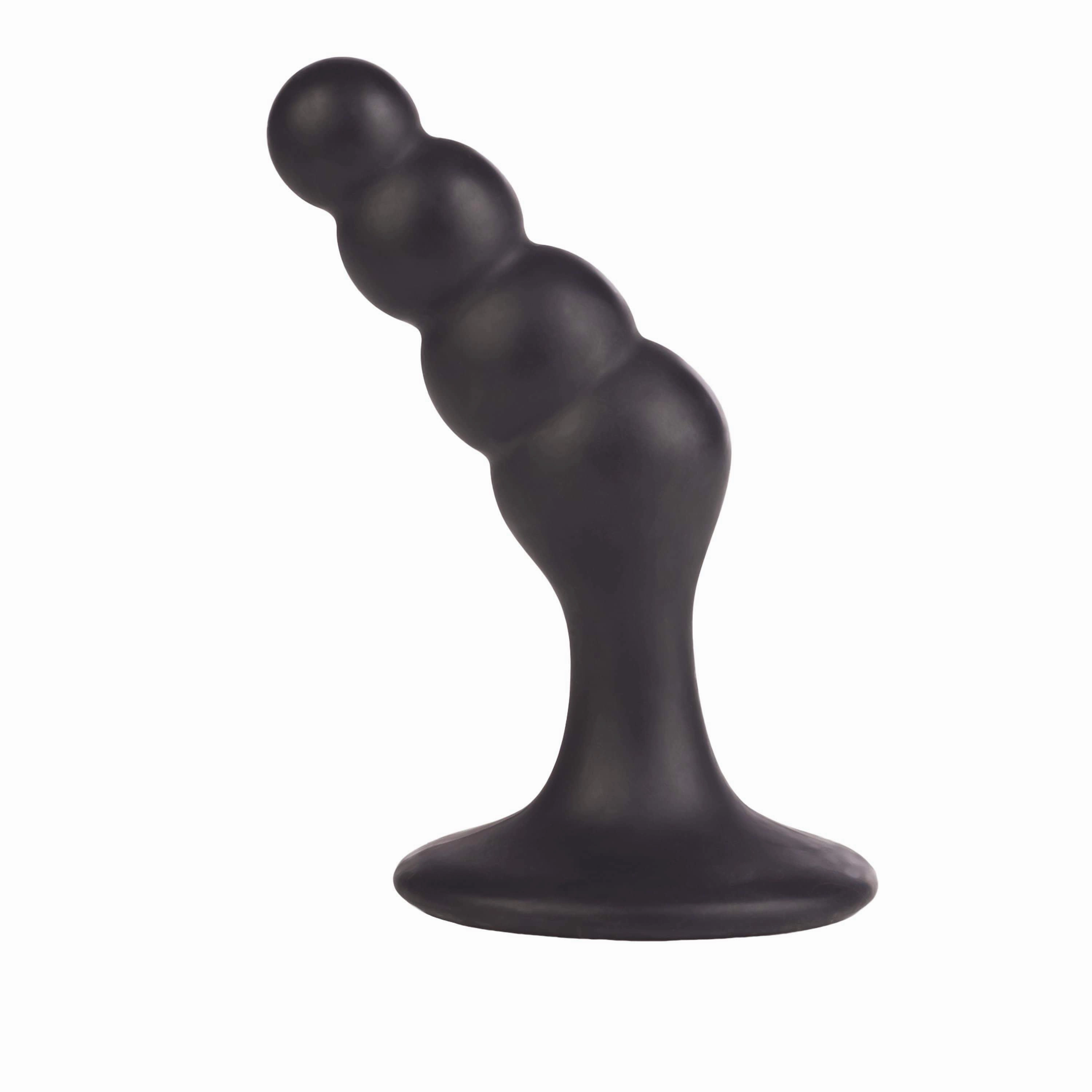 California Exotics - Dr Joel Kaplan Silicone Beaded Prostate Probe Anal Beads (Black)