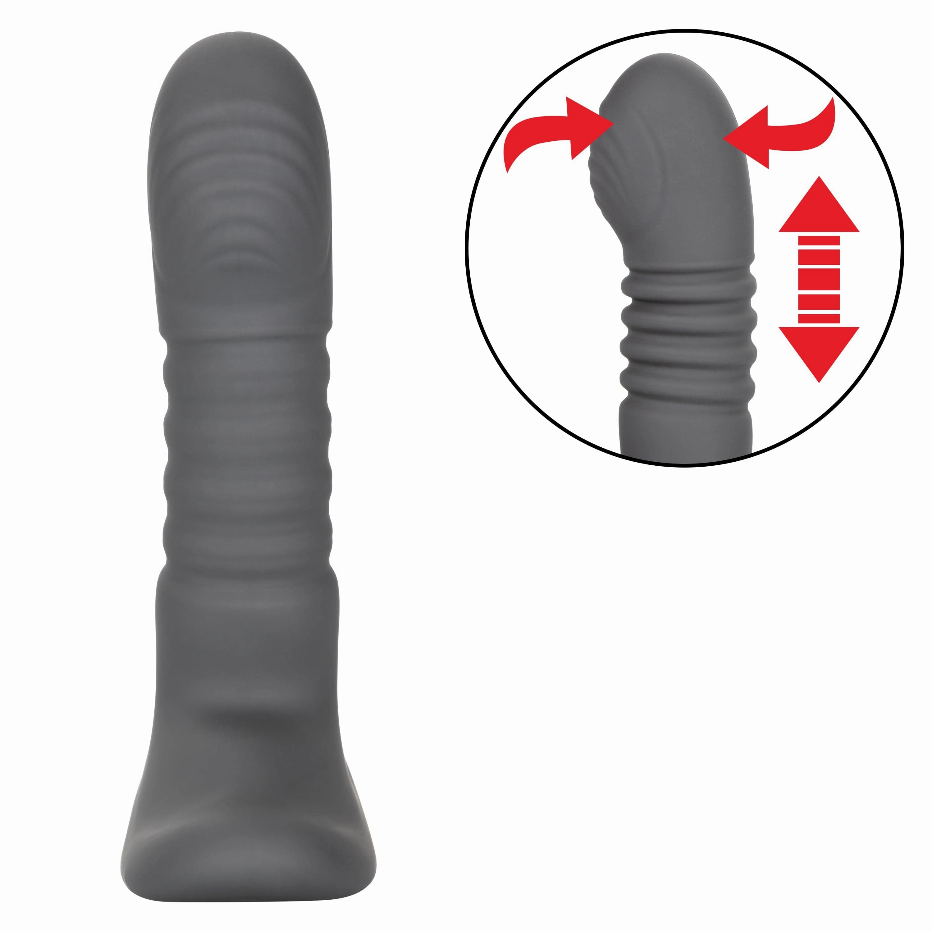 California Exotics - Eclipse Wristband Remote Thrusting Rotator Probe Anal Plug (Black)