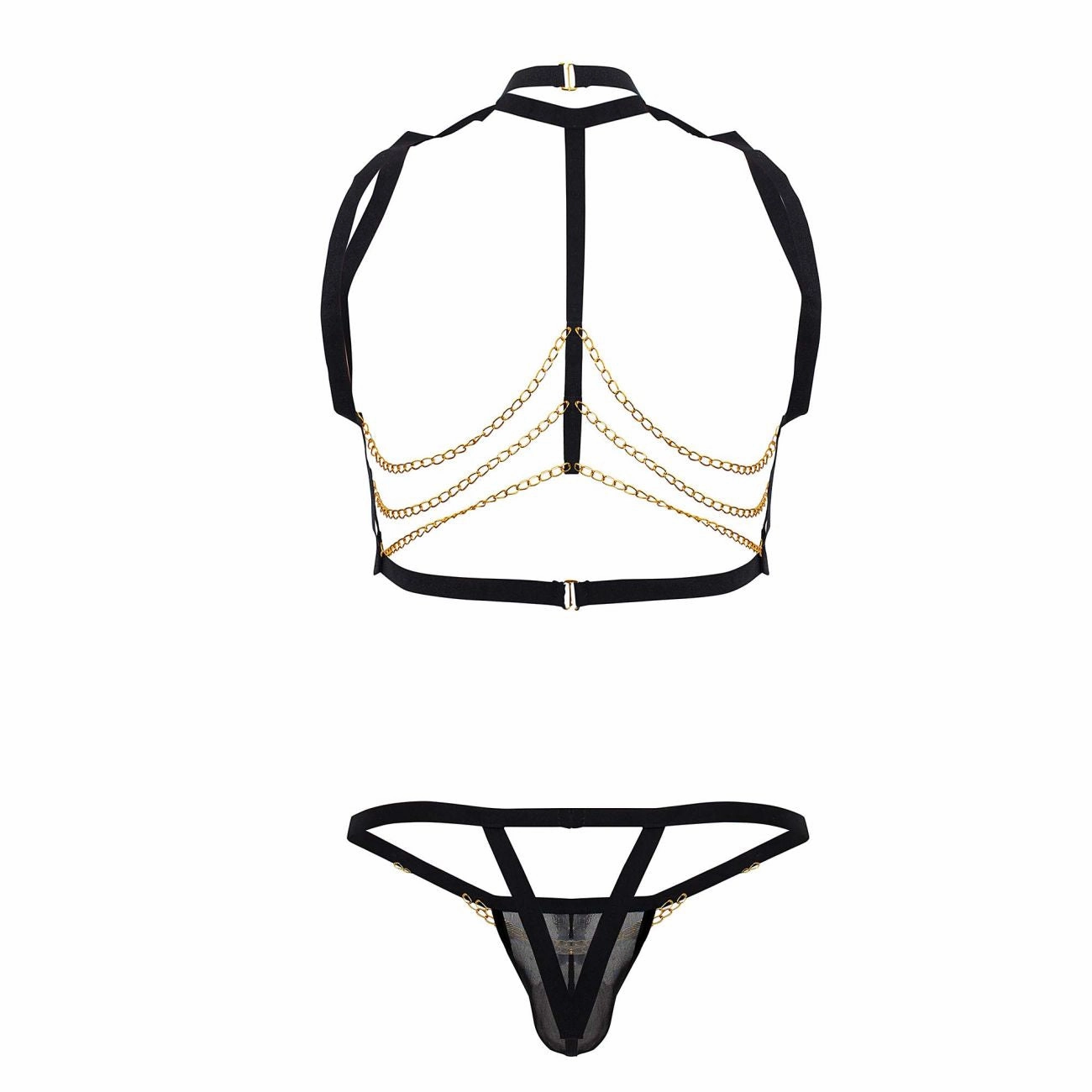 CandyMan 99818 Two Piece Outfit Color Black
