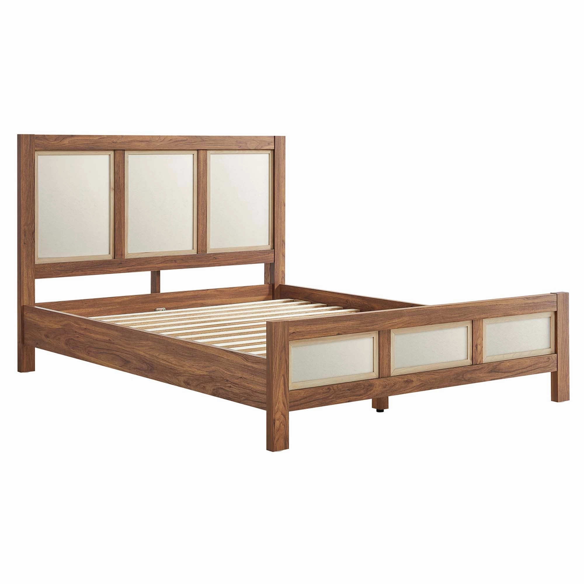 Capri Wood Grain Platform Bed by Modway