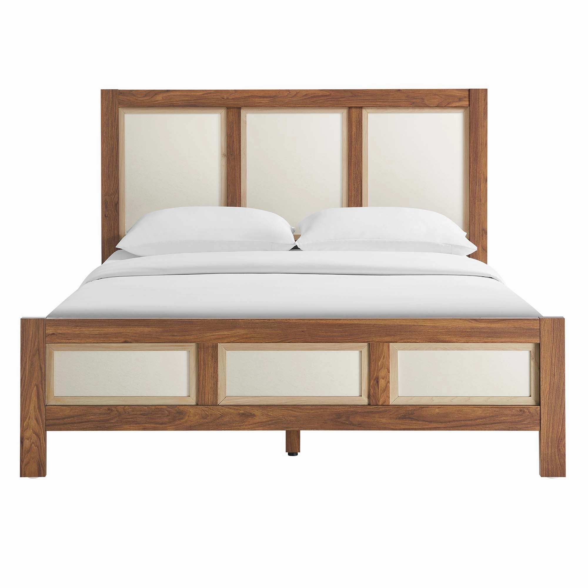 Capri Wood Grain Platform Bed by Modway