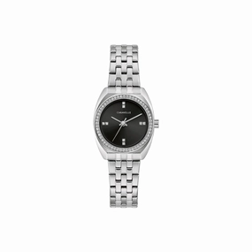 CARA BRCL L W BR BK - CITIZEN WATCH CANADA LTD./MONT - CARAVELLE L SILVER-TONE QUARTZ WATCH