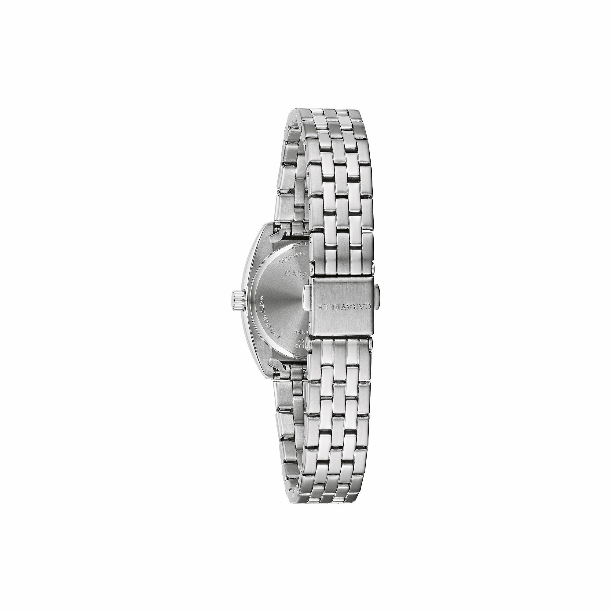 CARA BRCL L W BR BK - CITIZEN WATCH CANADA LTD./MONT - CARAVELLE L SILVER-TONE QUARTZ WATCH
