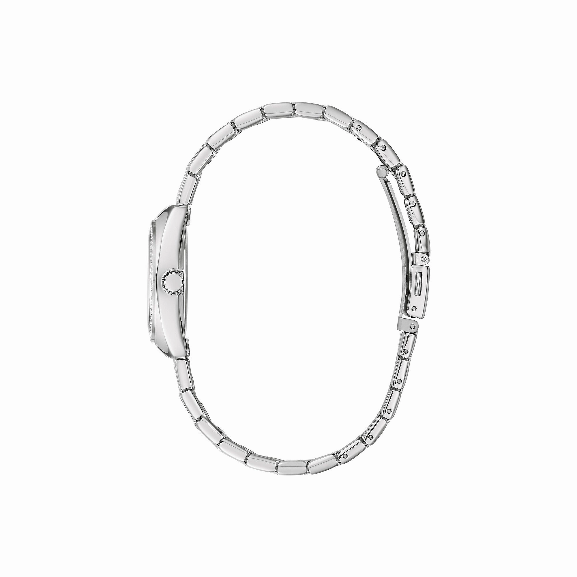 CARA BRCL L W BR BK - CITIZEN WATCH CANADA LTD./MONT - CARAVELLE L SILVER-TONE QUARTZ WATCH