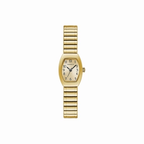 CARA BRCL L Y BR CH - CITIZEN WATCH CANADA LTD./MONT - CARAVELLE L GOLD-TONE QUARTZ WATCH