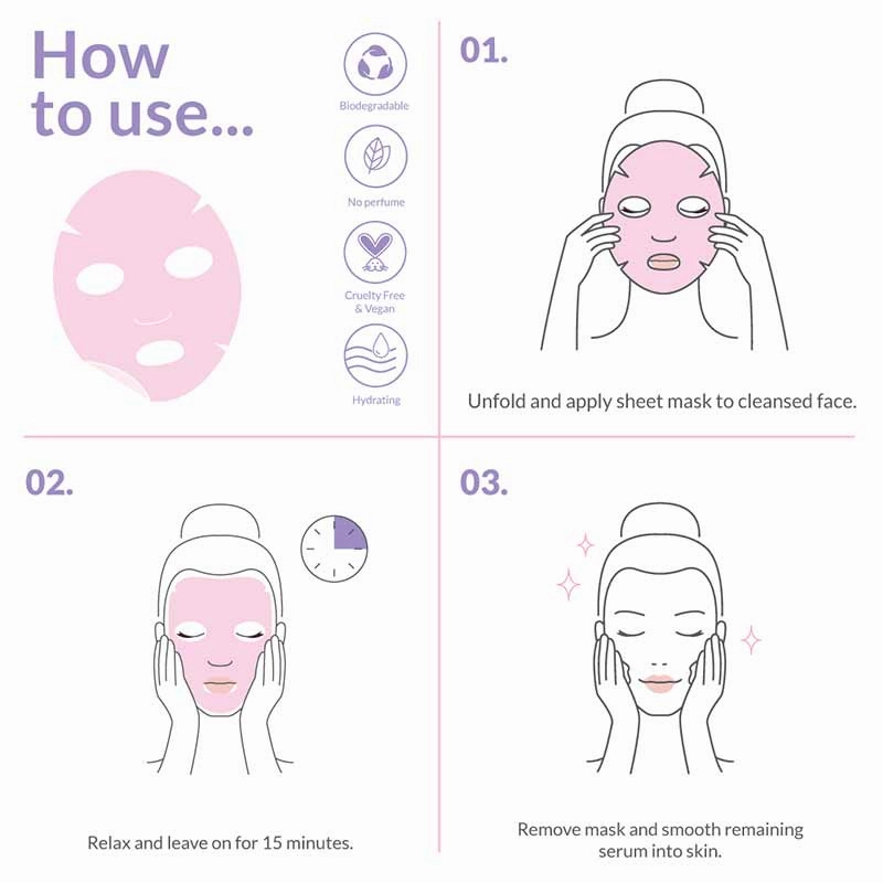 Carter Beauty by Marissa Brighten Facial Sheet Mask Discontinued