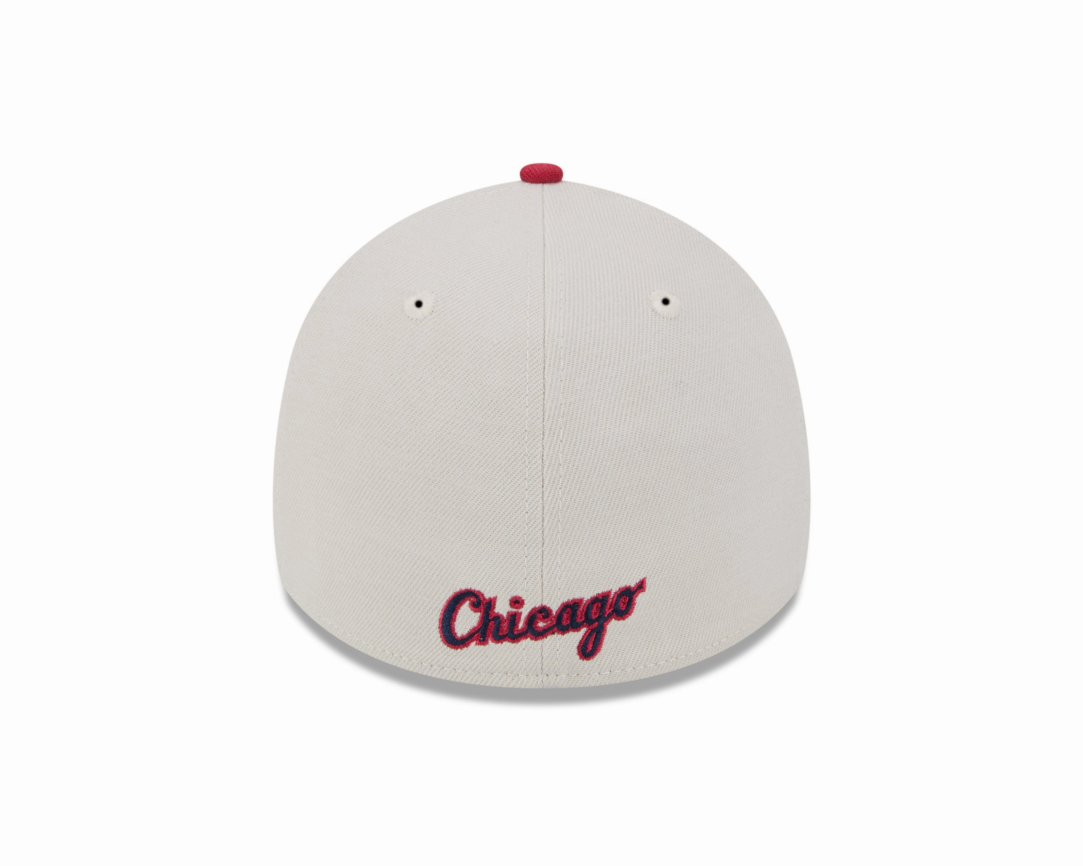 Chicago White Sox New Era Stone/Red 2024 4th of July 39THIRTY Flex Hat