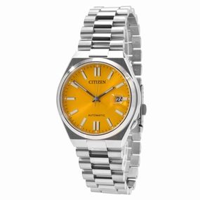 Citizen Men's Watch - Tsuyosa Date Display Yellow Dial Steel Bracelet | NJ0150-56Z