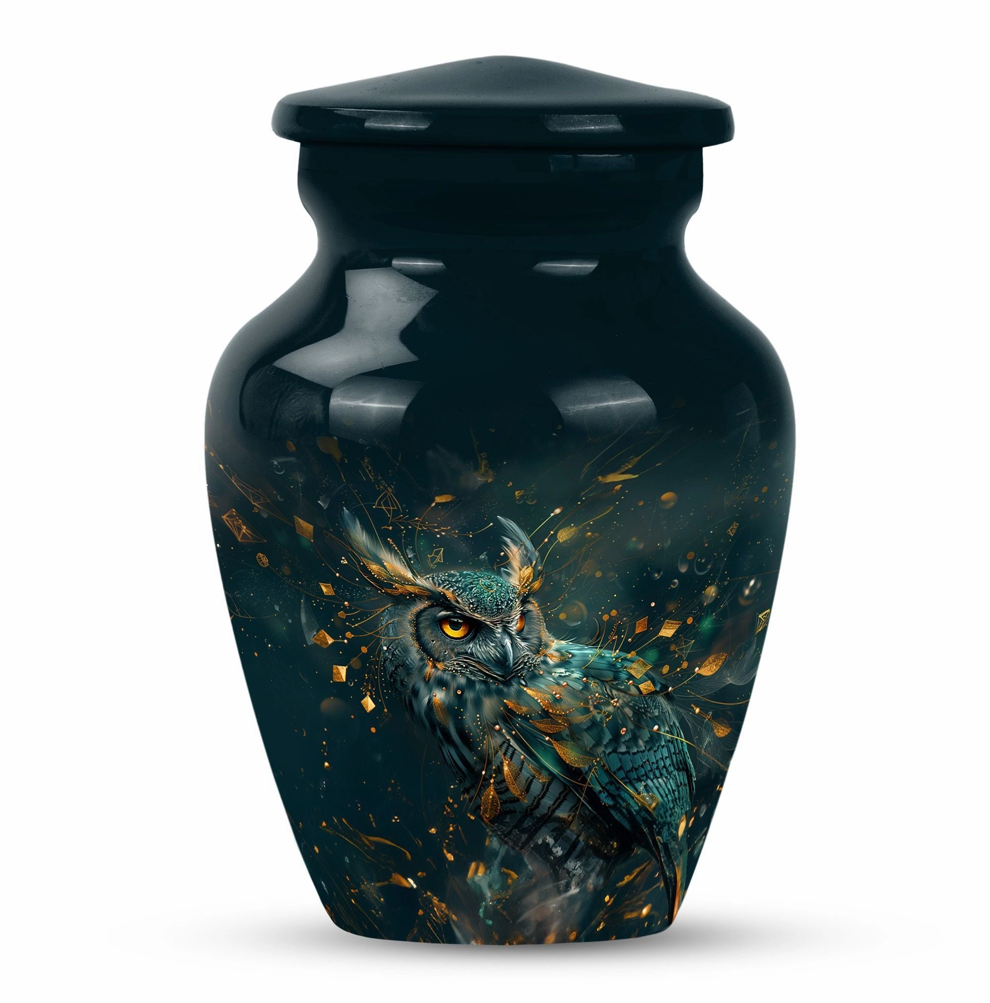 Classic Rest - Owl Cremation Urn Memorial Keepsake Urn for Men