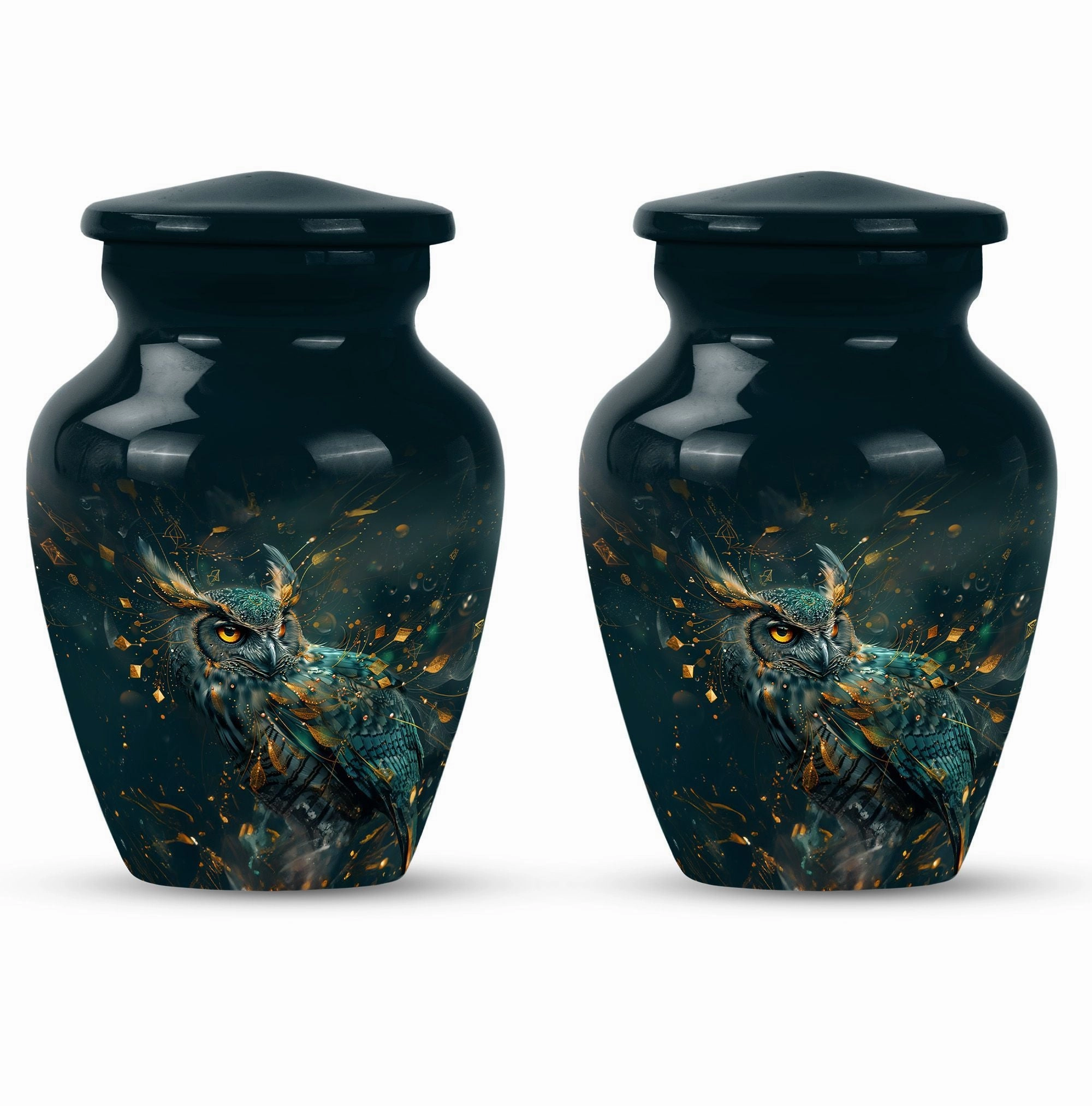 Classic Rest - Owl Cremation Urn Memorial Keepsake Urn for Men